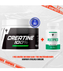 Trec Nutrition Creatine 300 gram + Multipack MultiVitamin 60 Kapsül Aromasız